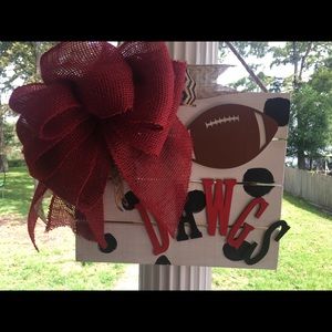 UGA wood door hanger